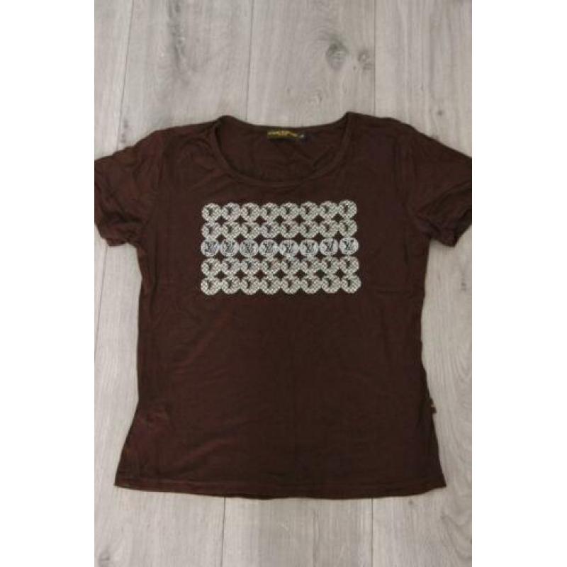 Dames bruin blouse LOUIS VUITTON, maat L (SD)