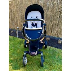 Mima kinderwagen XARI ROSE GOLD/BLACK (reiswieg+starterpack)