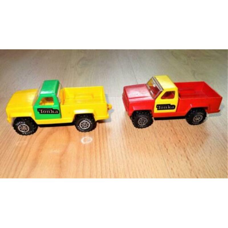 Tonka pick-up truck, 2 stuks.