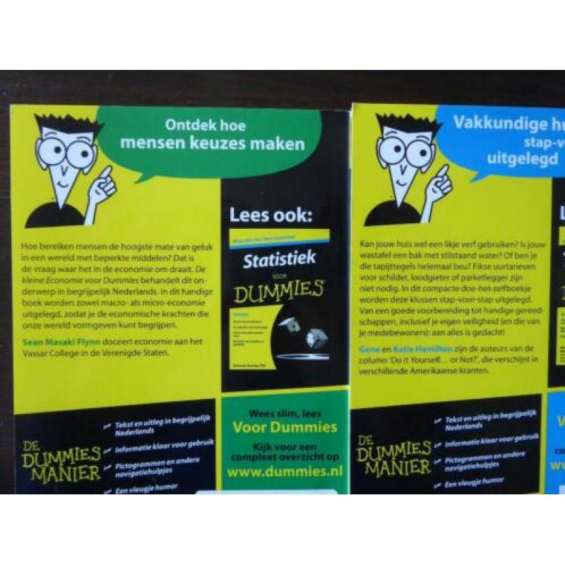 3v2 De KLEINE KLUSSEN voor DUMMIES + ECONOMIE vr DUMMIES