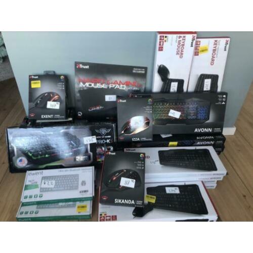 NIEUWE Diverse toetsenborden en gaming mouses