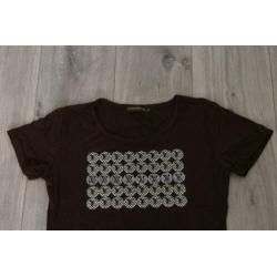 Dames bruin blouse LOUIS VUITTON, maat L (SD)