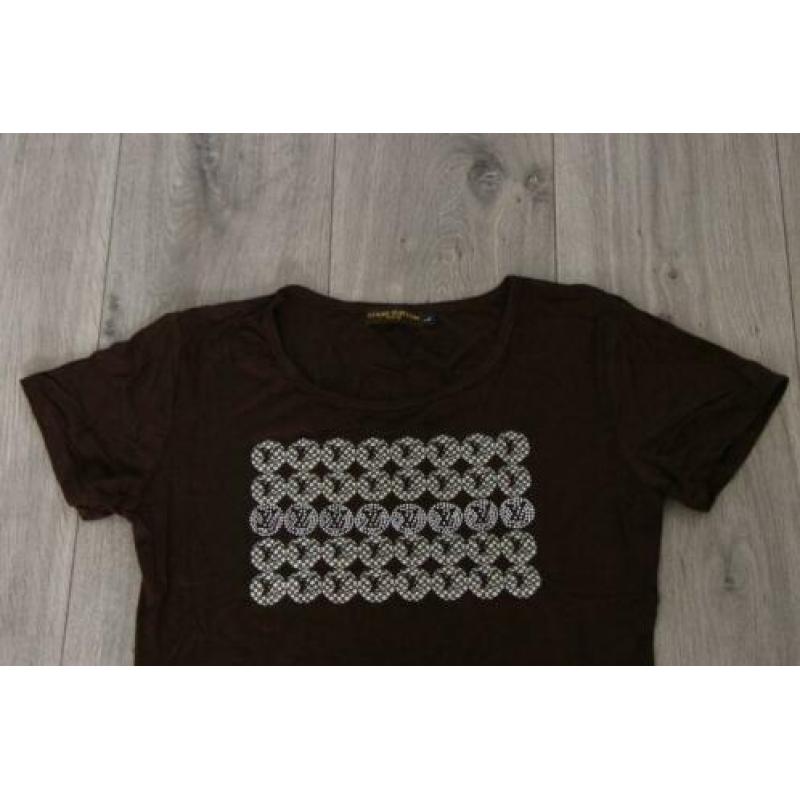 Dames bruin blouse LOUIS VUITTON, maat L (SD)