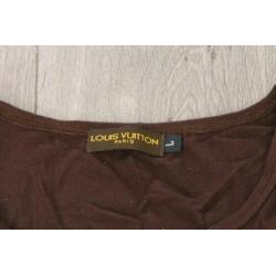 Dames bruin blouse LOUIS VUITTON, maat L (SD)