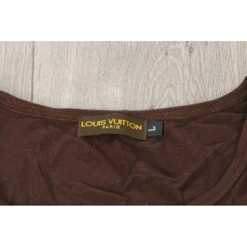 Dames bruin blouse LOUIS VUITTON, maat L (SD)