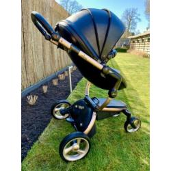 Mima kinderwagen XARI ROSE GOLD/BLACK (reiswieg+starterpack)