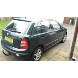 Skoda Fabia 1.4 50KW 2001 Groen hatchback handgeschakeld