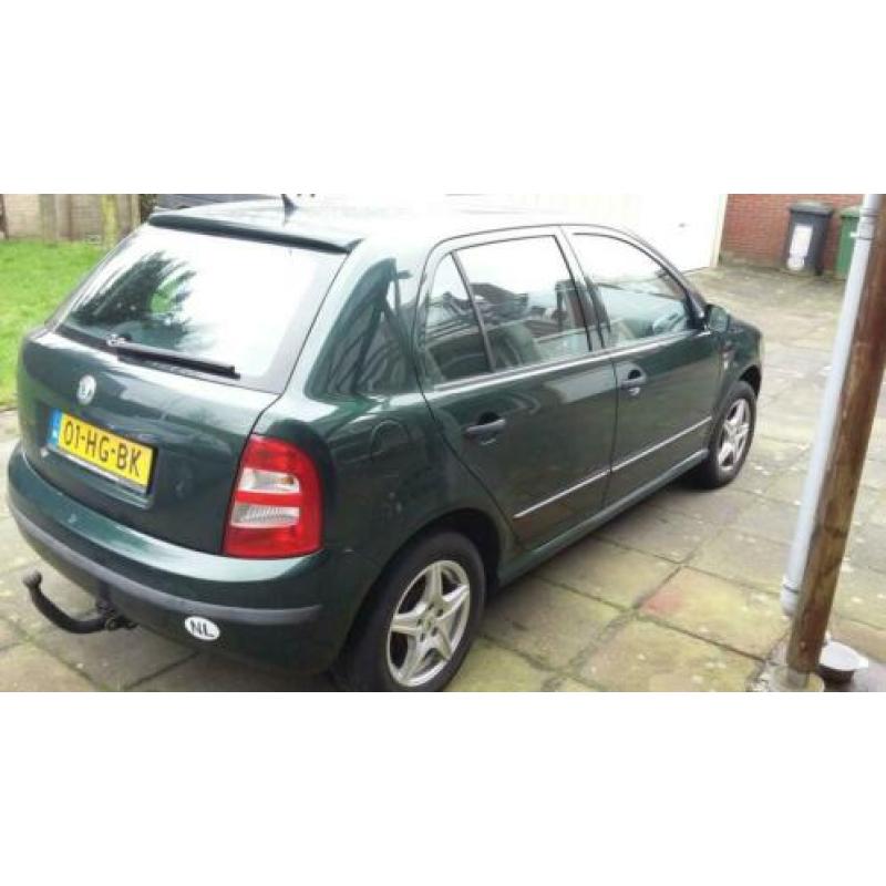 Skoda Fabia 1.4 50KW 2001 Groen hatchback handgeschakeld