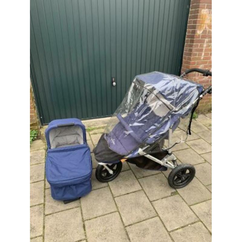 Easywalker Sky Blauw - wieg en buggy - voetenzak - regenhoes