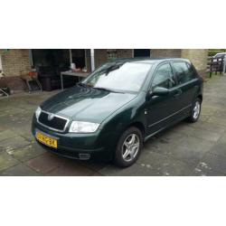 Skoda Fabia 1.4 50KW 2001 Groen hatchback handgeschakeld