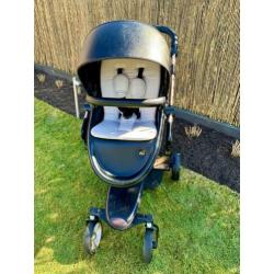 Mima kinderwagen XARI ROSE GOLD/BLACK (reiswieg+starterpack)