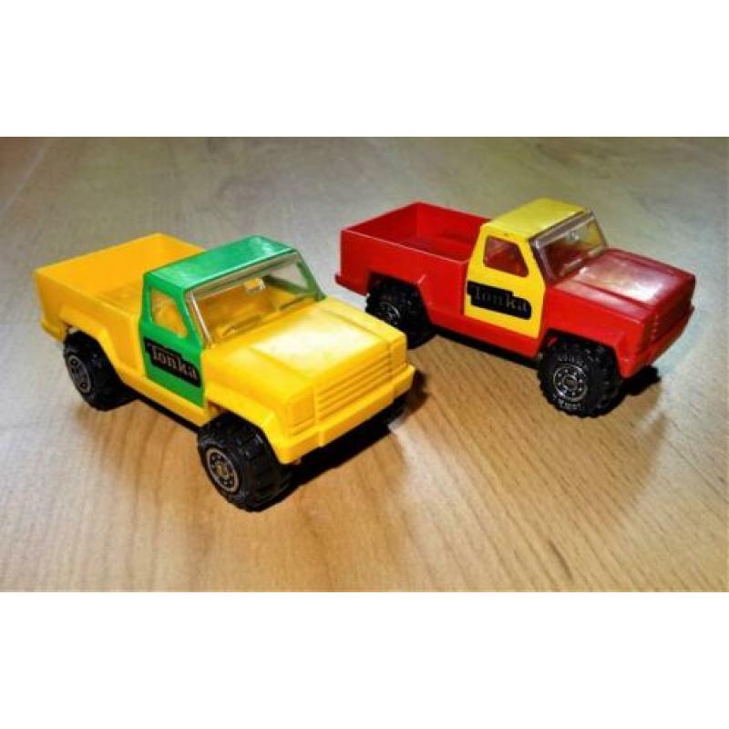 Tonka pick-up truck, 2 stuks.