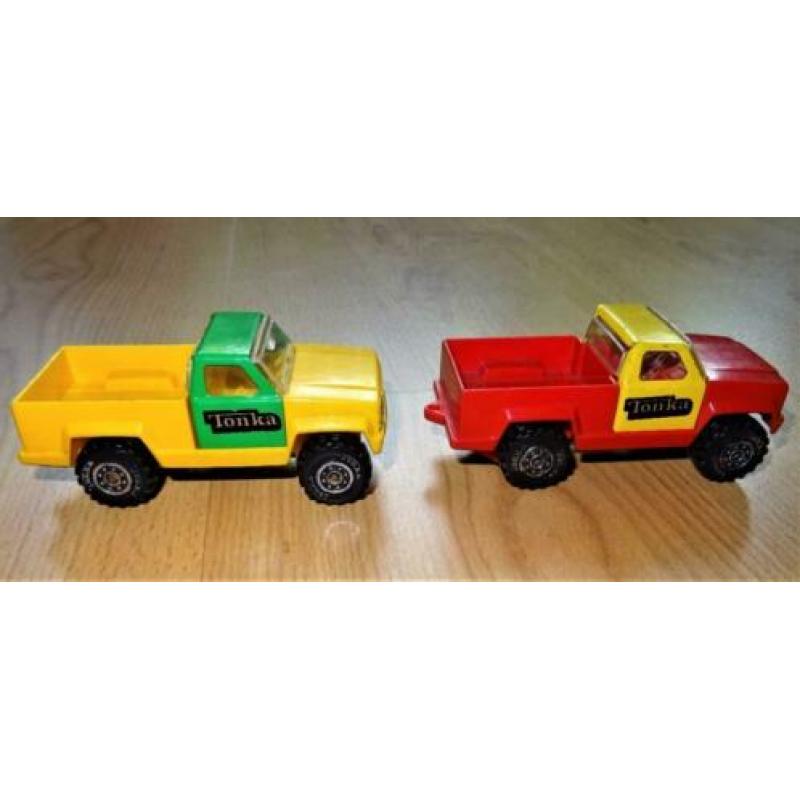 Tonka pick-up truck, 2 stuks.