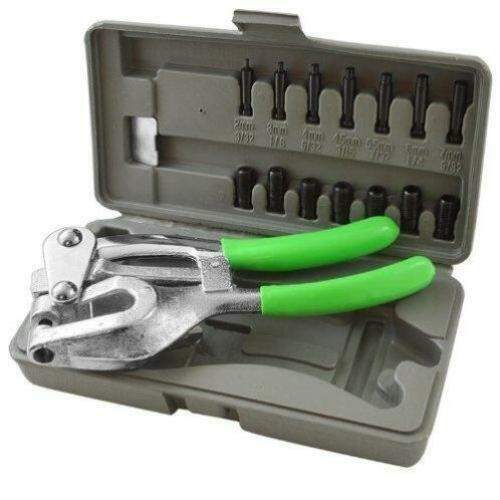 Ponstang voor Metaal & Aluminium / Hand Pons met 7 adapters