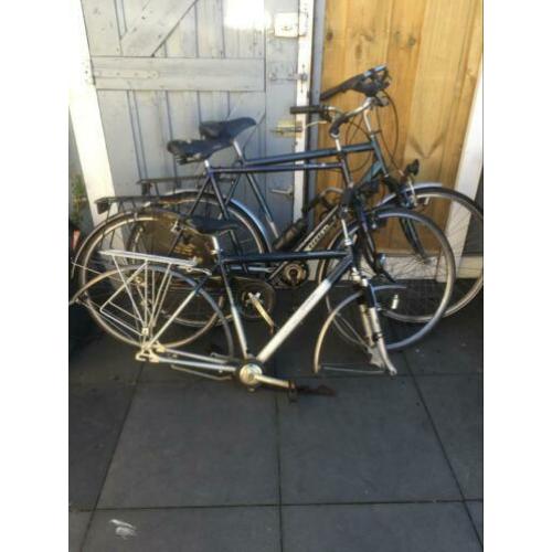 3x opknapper fietsen (herenfiets)