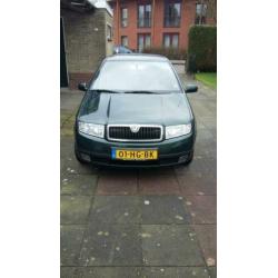 Skoda Fabia 1.4 50KW 2001 Groen hatchback handgeschakeld