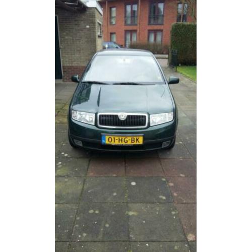 Skoda Fabia 1.4 50KW 2001 Groen hatchback handgeschakeld