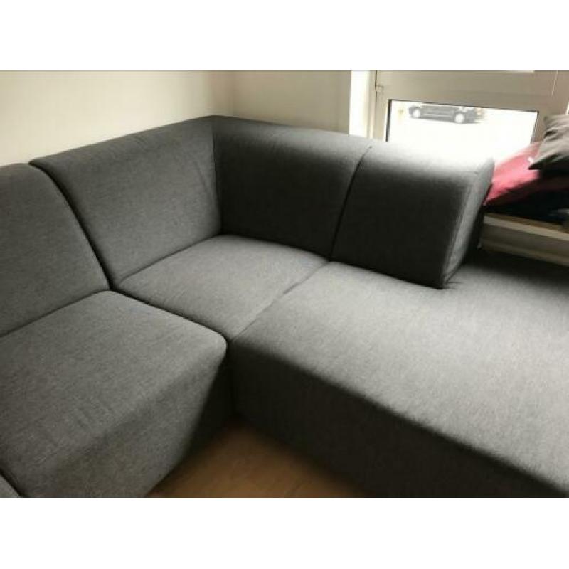 Hoekbank Rechts Joost 75x234x175 donkergrijs