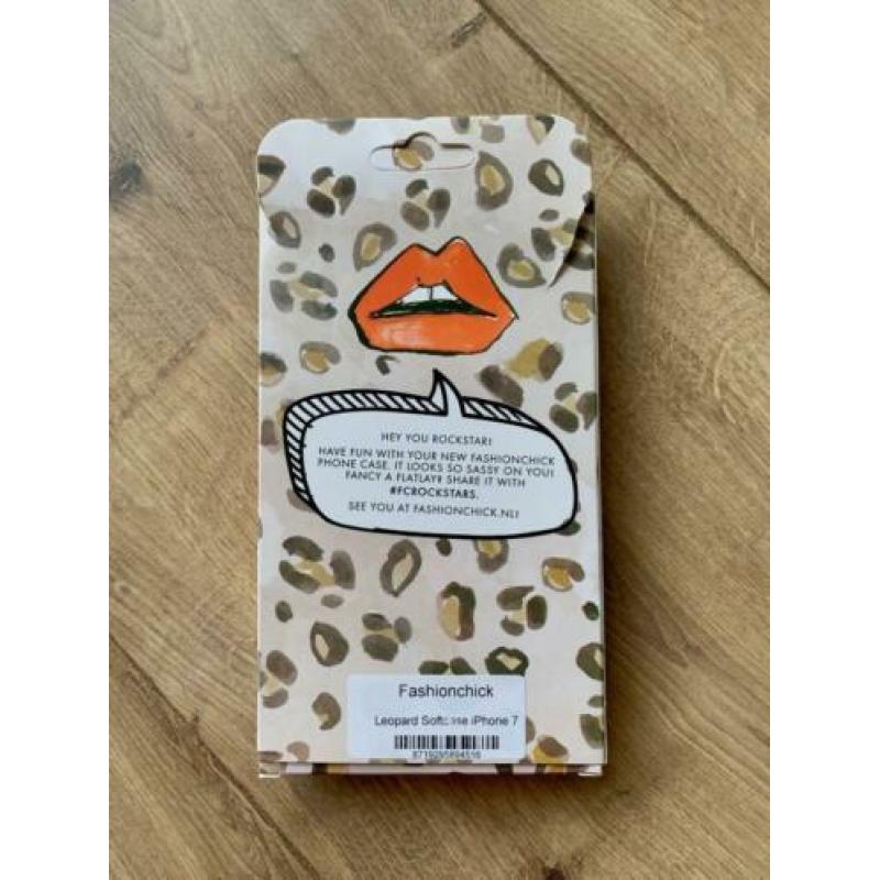 *NIEUW!* iPhone 7S cover / softcase panterprint Fashionchick