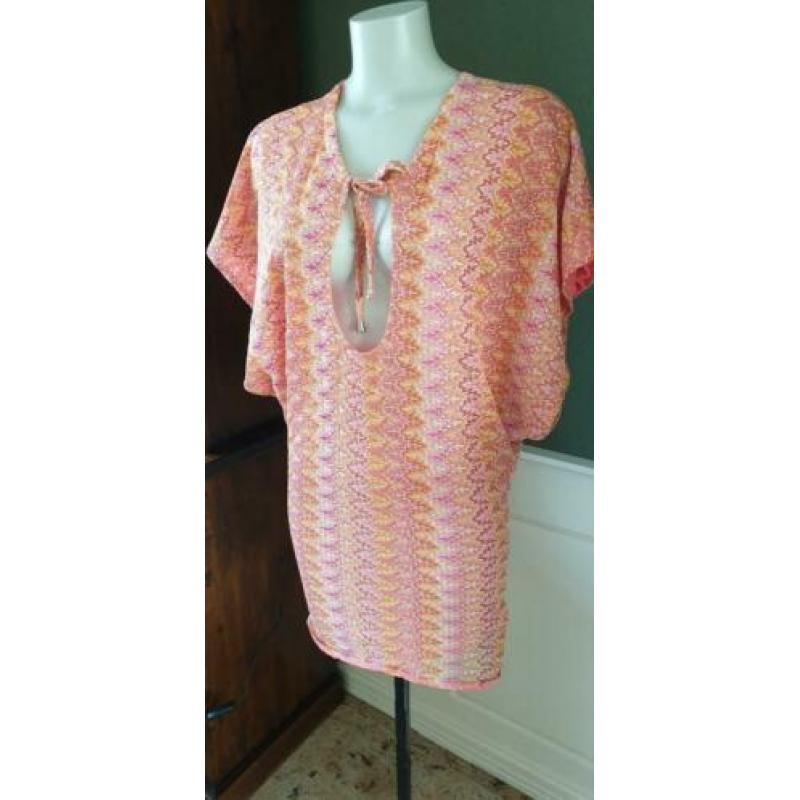 ZGAN prachtige JACKY LUXURY oranje tuniek mt XS 34, top