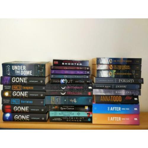Veel Young adult boeken