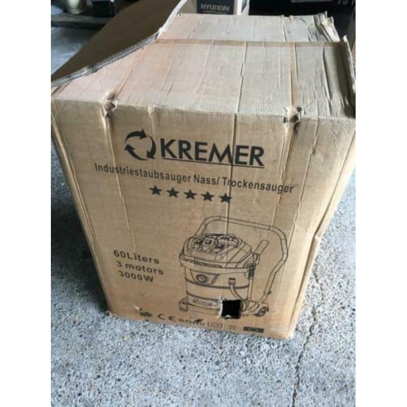 Kremer industriestofzuiger NIEUW in doos.