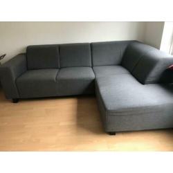 Hoekbank Rechts Joost 75x234x175 donkergrijs