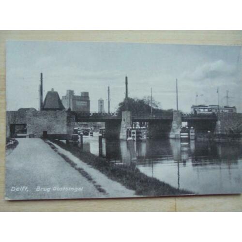 Delft Reineveldbrug. Piet Kramer architect. Calvé. Tram.