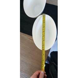 Twee Indoor & Outdoor Plantenbakken HOOGGLANS WIT
