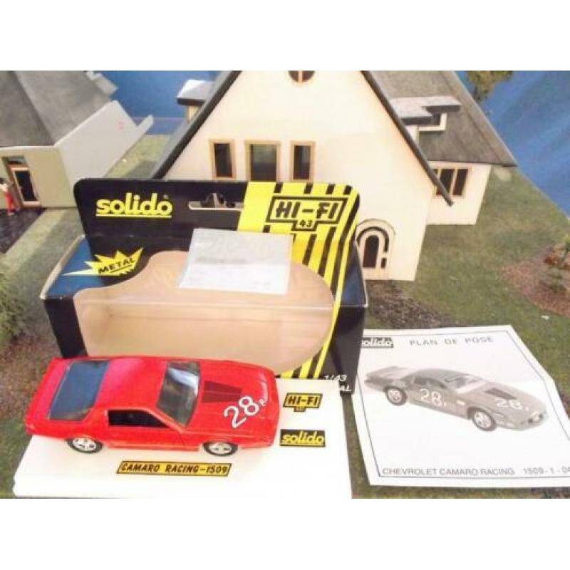 1/43 Chevrolet Camaro Racing 1982 - Solido Mint Boxed