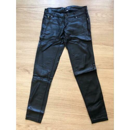 Faux leren broek zwart maat 34-36 leder leer lederen