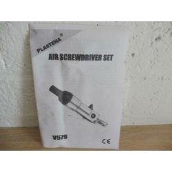 Pneumatische SCHROEVENDRAAIER set NIEUW