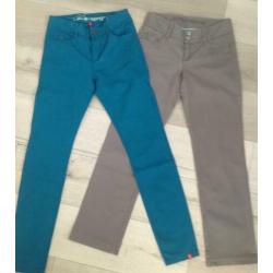 Esprit en Edc broek- Maat 34