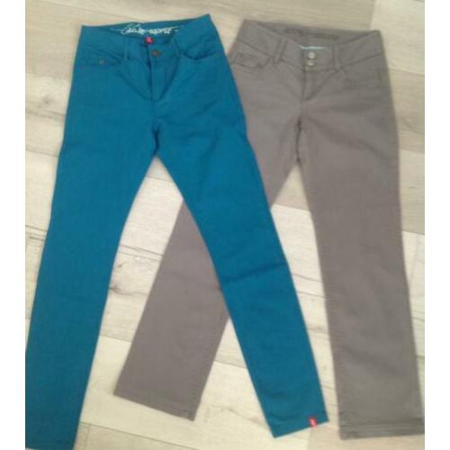 Esprit en Edc broek- Maat 34