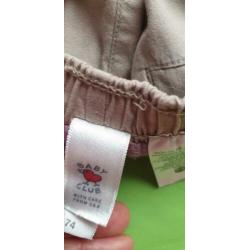 Z.G.A.N Baby Club mensje broek maat 74