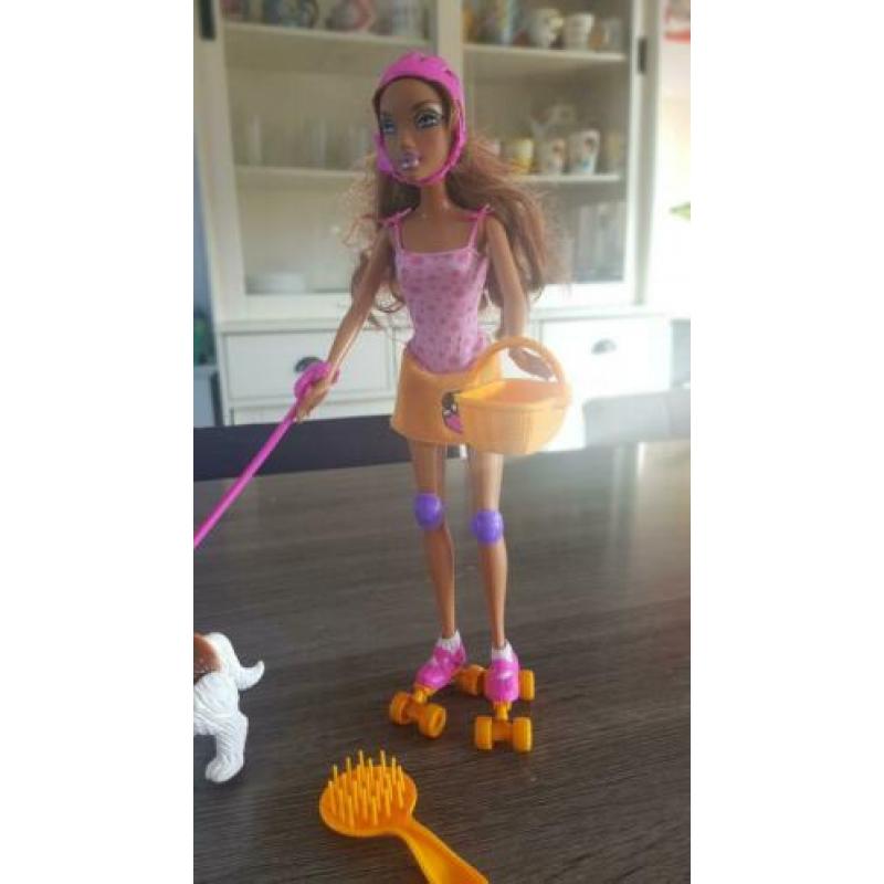 Barbie pop met hond