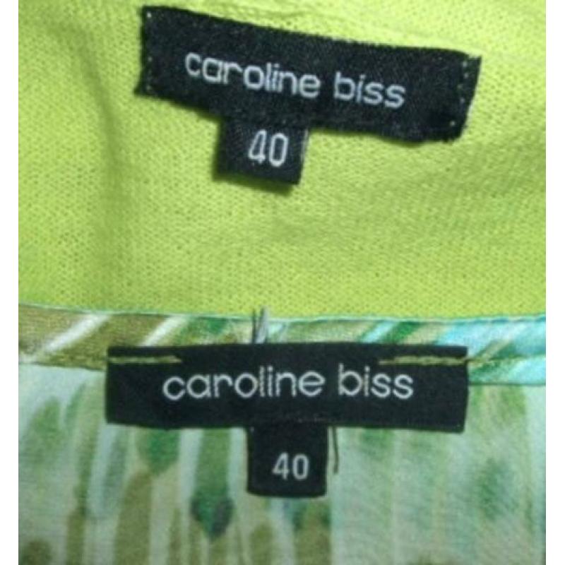Leuke set ; jurkje + vestje van Caroline Biss maat 40