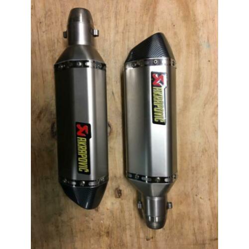 NIEUWE universele AKRAPOVIC incl dbkiller TITANIUM/Carbon