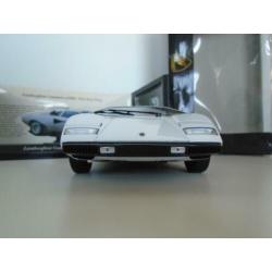 Lamborghini Countach met dakvleugel 1:18 Kyosho