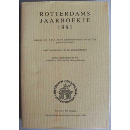 Rotterdams jaarboekje 1991, Historisch Genootschap Roterodam
