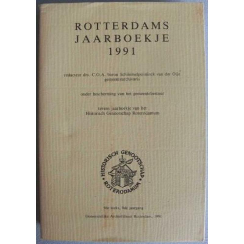 Rotterdams jaarboekje 1991, Historisch Genootschap Roterodam