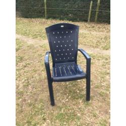 Jardin tuinstoelen 37 stuks donkerblauw