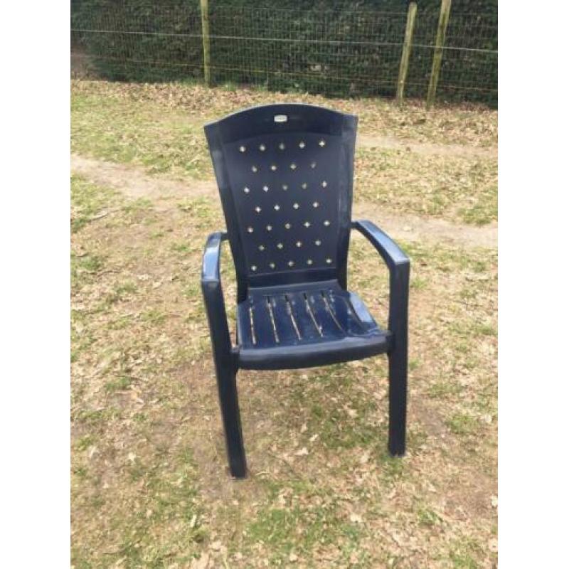 Jardin tuinstoelen 37 stuks donkerblauw