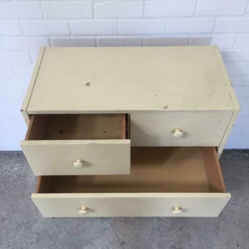 Retro vintage ladekast jaren 60 ladenkast commode kast