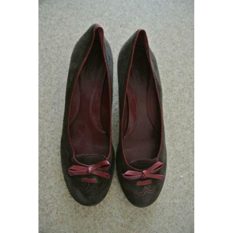 Cole haan pumps 10 (42,5) bruin suede zga nieuw