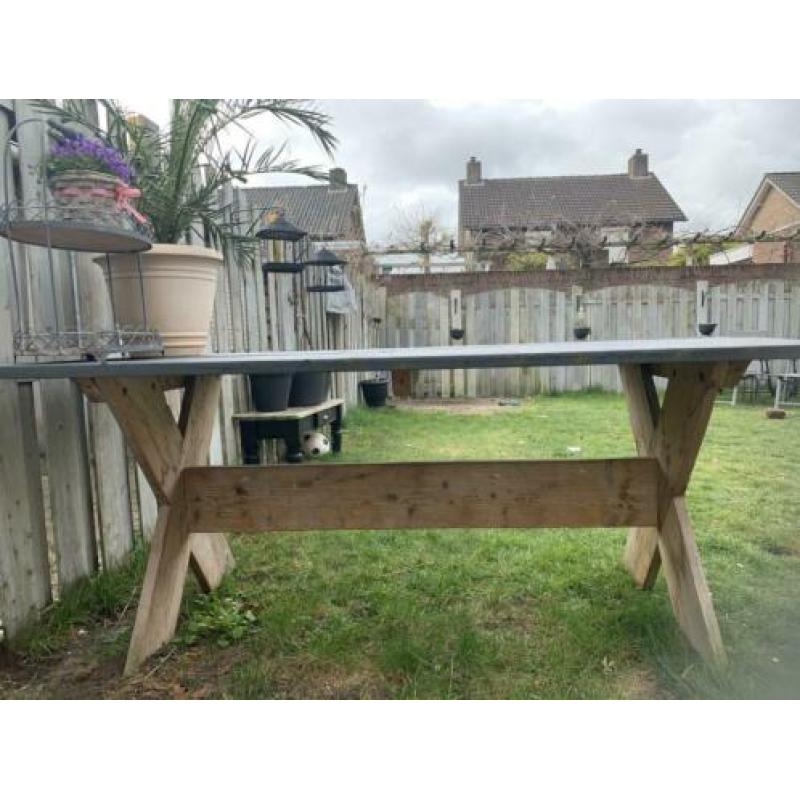 Grote eettafel tuintafel steigerhout