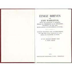 Warburton, John - Eenige brieven
