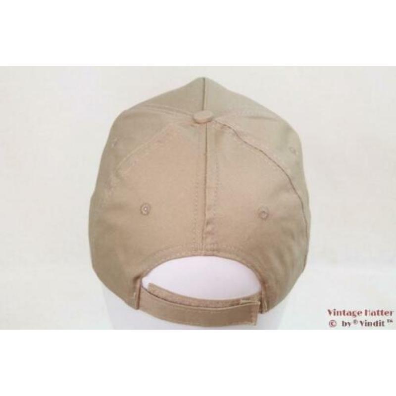 nieuwe Baseball pet kaki beige met klittenband 53-60 Unisex