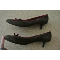 Cole haan pumps 10 (42,5) bruin suede zga nieuw