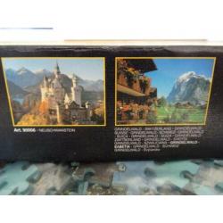 NIEUWE legpuzzel NEUSCHWANSTEIN EN GRINDELWALD 1000 stukjes